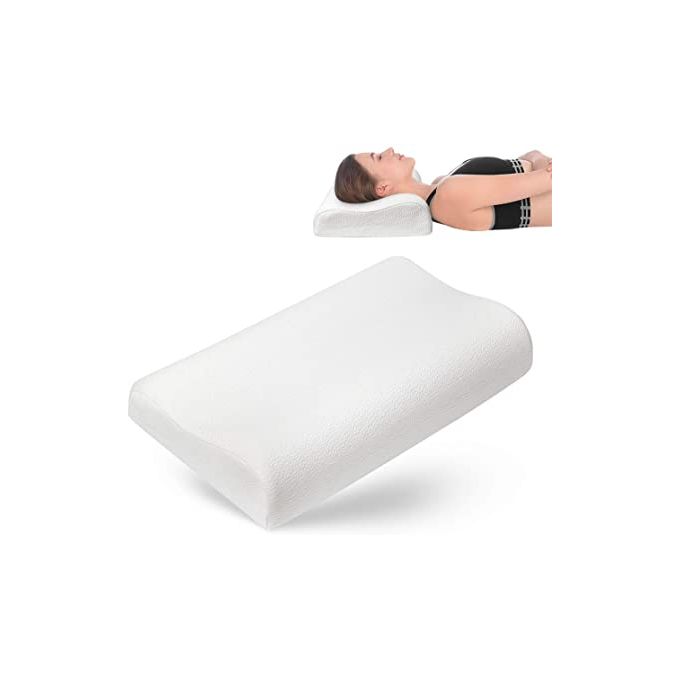 Optimium Oreiller orthopédique médical à mémoire de forme (VISCO)