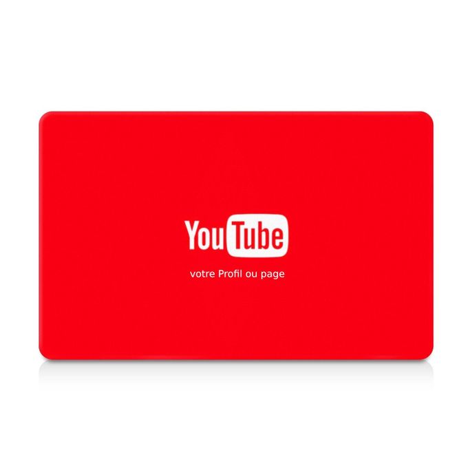 Carte NFC - QR - partager votre profile Snapchat