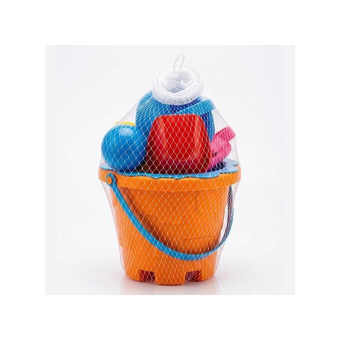 Seau De Plage Gowi – 6 Pièces, Couleurs Vives – Modèle Aléatoire – Dès 12 Mois