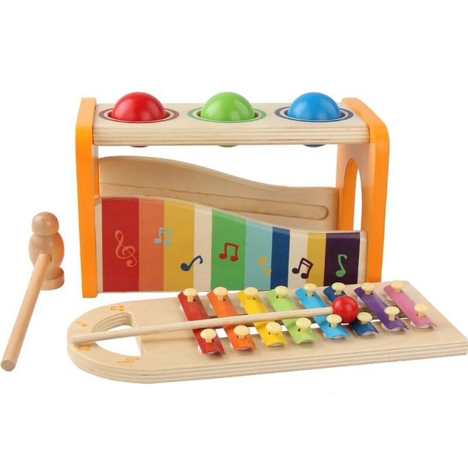 Xylophone en bois 8 notes en bois - Allobebe Maroc