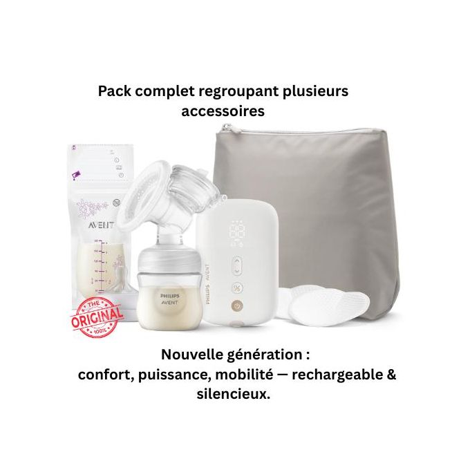 Ventes Flash Noël : Tire-Lait Électrique Simple Rechargeable Philips Avent Scf396/31 Pas Cher