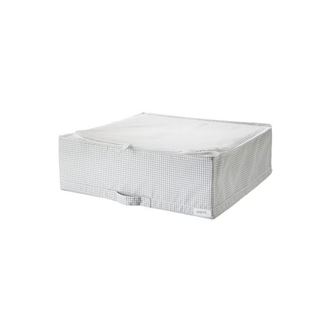 Ikea Boite De Rangement Blanc Gris 55x51x18 Cm A Prix Pas Cher