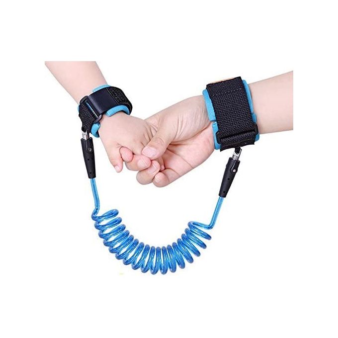 Ceinture poignet anti-perte pour bébé Conruich Dragonne sécurité pour  enfants 2,5 m rotative à 360 ° Corde métallique élastique Bracelet coton