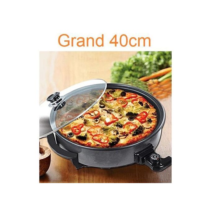 Poêle à Paella Ronde 44,5 Cm - Compatible Induction, Feu, Four, Barbecue - 6