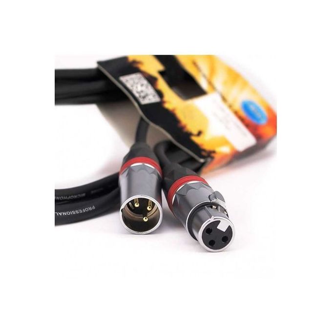 Jaune - 3m - Câble XLR mâle vers femelle pour Microphone karaoké, pour  mélangeur Audio, amplificateurs, Exten - Cdiscount Informatique