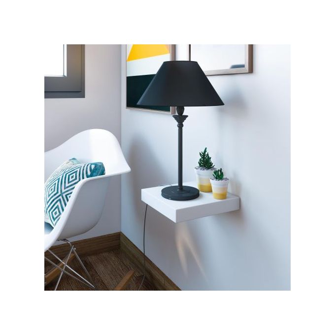 Leroy Merlin Etagere Murale Tablette Blanc L 23 X P 23 5cm