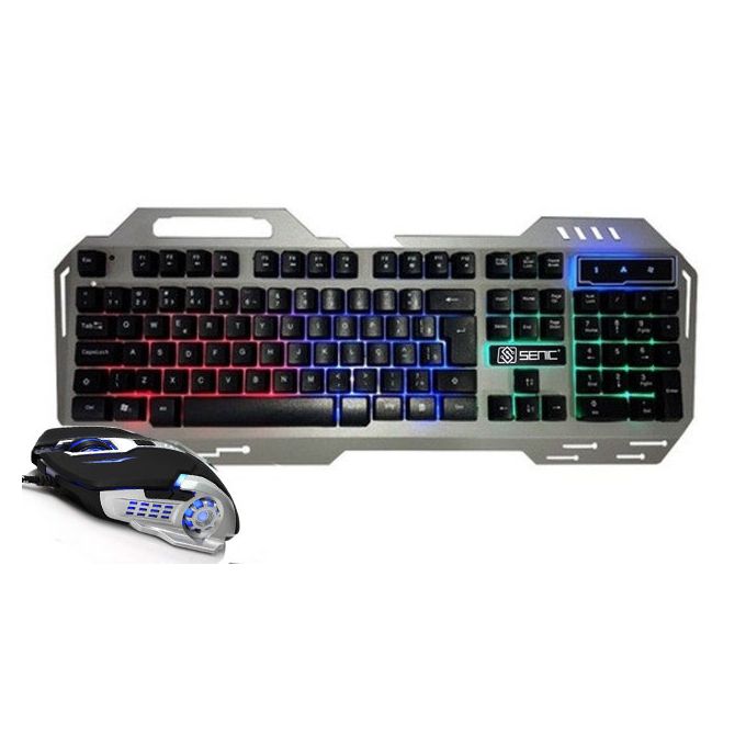 Clavier de jeu mécanique HAVIT et souris Combo Blue Maroc