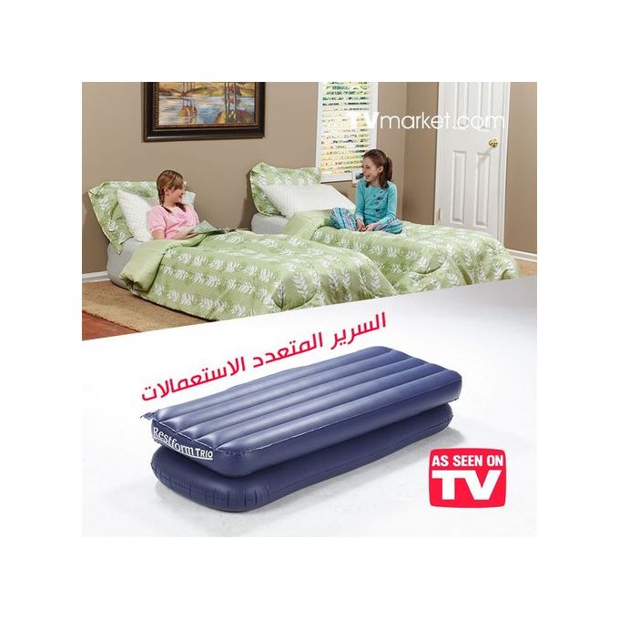 RESTFORM Matelas gonflable pour lit double avec pompe à air électrique à  prix pas cher