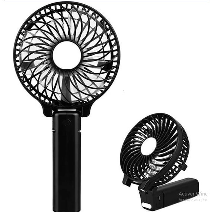 Ventilateur à Main Pliable et Portable USB Rechargeable avec 3 Vitesses