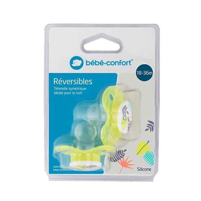 Bebe Confort 2 Sucettes Reversibles Jungle Vibes 18 36 M Vert A Prix Pas Cher Jumia Maroc