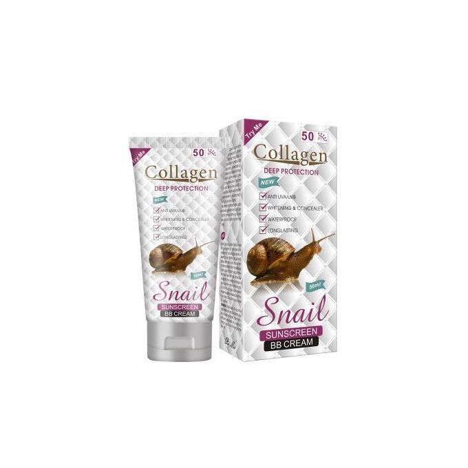 Snail BB Crème en Collagène Protection Solaire