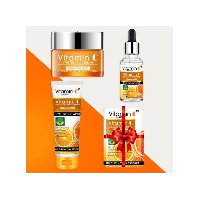 Disaar Pack à la Vitamine C,Anti-age,Haute concentration d'acide hyaluronique