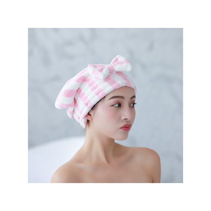 Bonnet de douche pour femmes, serviette à séchage rapide