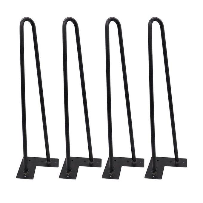 Pack de 4 Pieds en métal modernes, pieds robustes