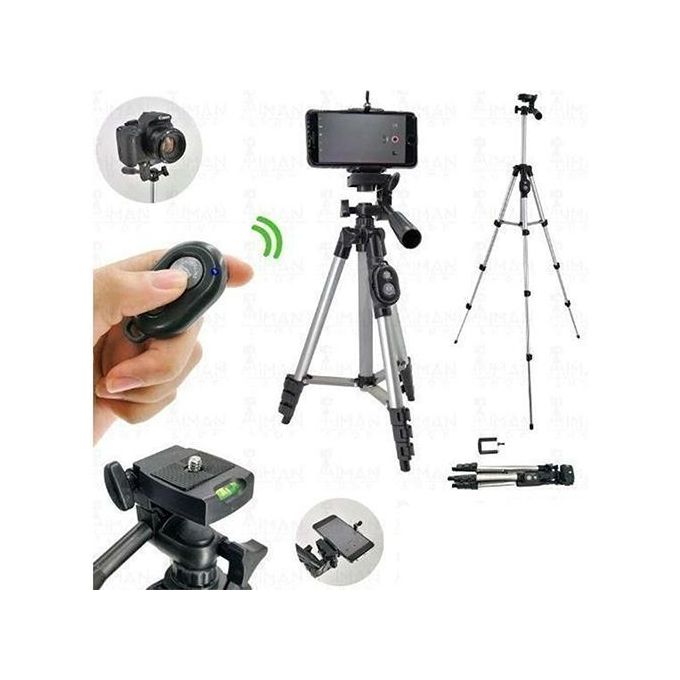 Support DK3888 pour camera et telephone en aluminium