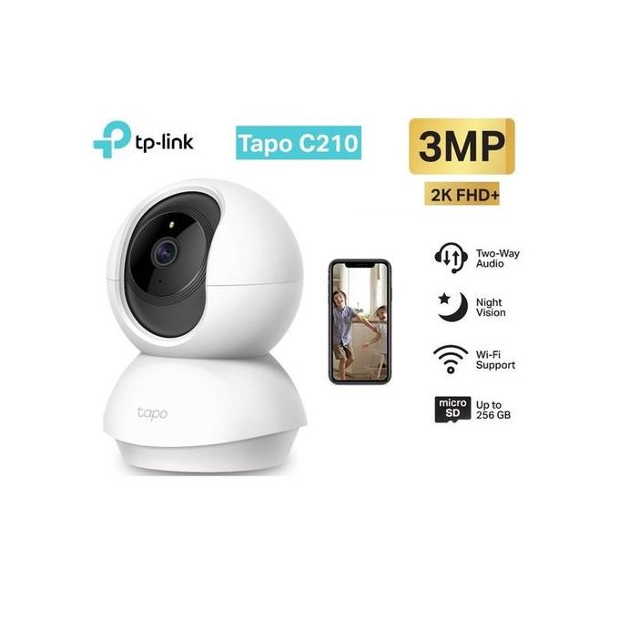 Caméra Surveillance WiFi - TP-Link Tapo C210 - intérieure 2K(3MP