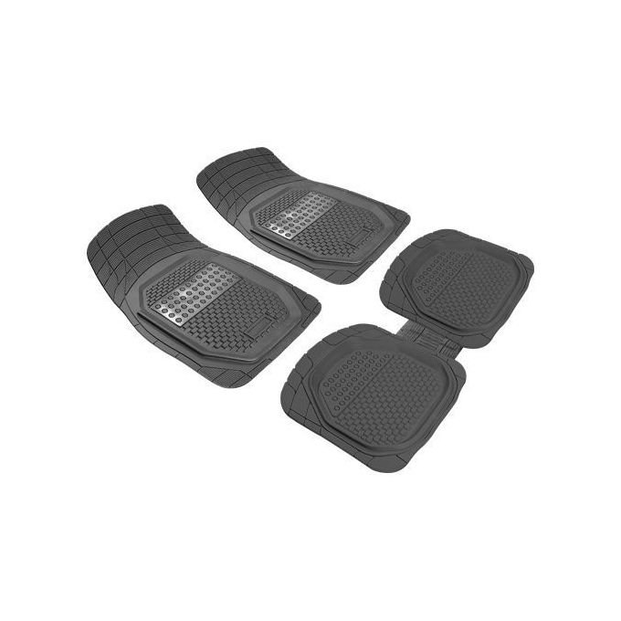 SET DE 4 TAPIS VOITURE UNIVERSEL 60X42 ET 36X26 CM