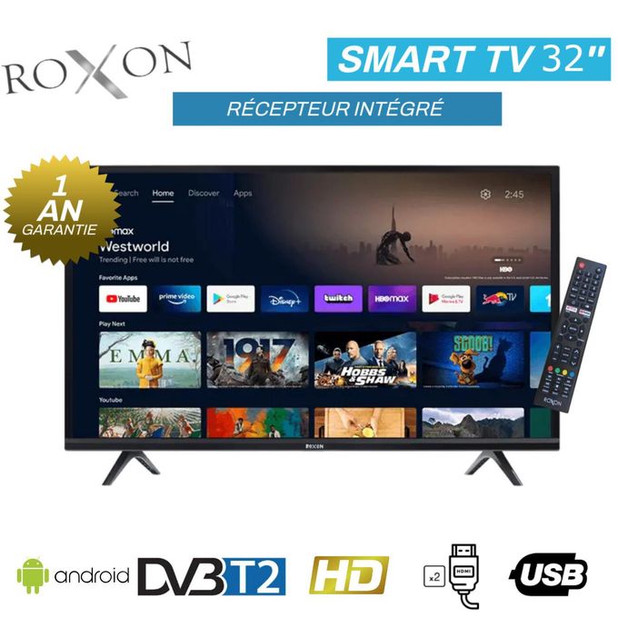 Roxon FL 32 SA - Télévison - 32" HD Smart TV Android 11