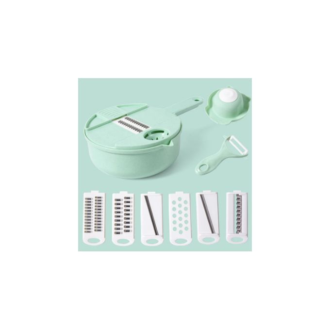 Accessoires cuisine multifonctions, 12 pièces, accessoires de cuisine créatifs, hachoir à légumes,