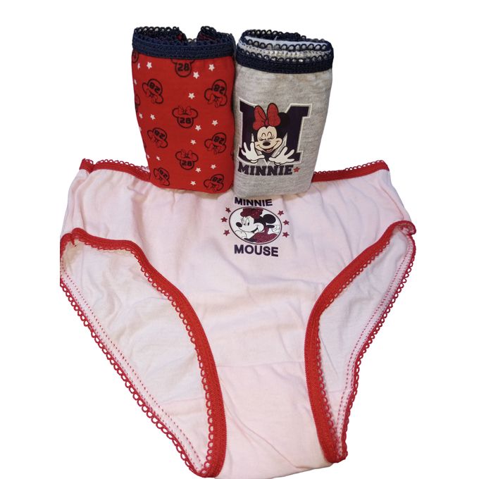 Disney Culottes Minnie Pack de 3 100 Coton a prix pas cher Jumia Maroc