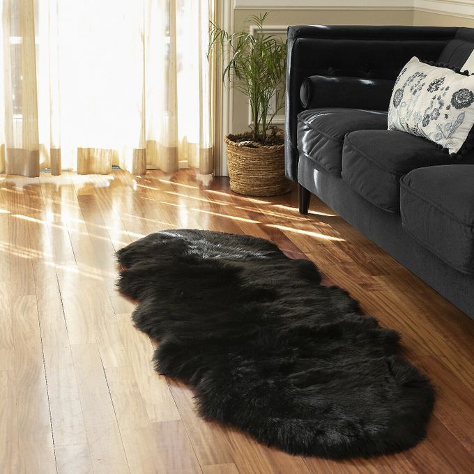 Tapis Moelleux (170 x 60 cm) ( Noir ) pour la décoration intérieure