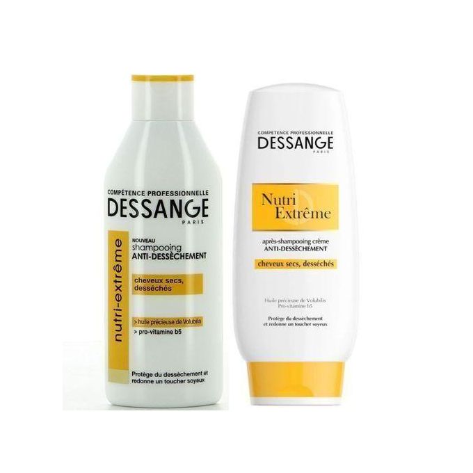 Dessange Shampooing 250 ml + Après Shampoing. 200ml à prix