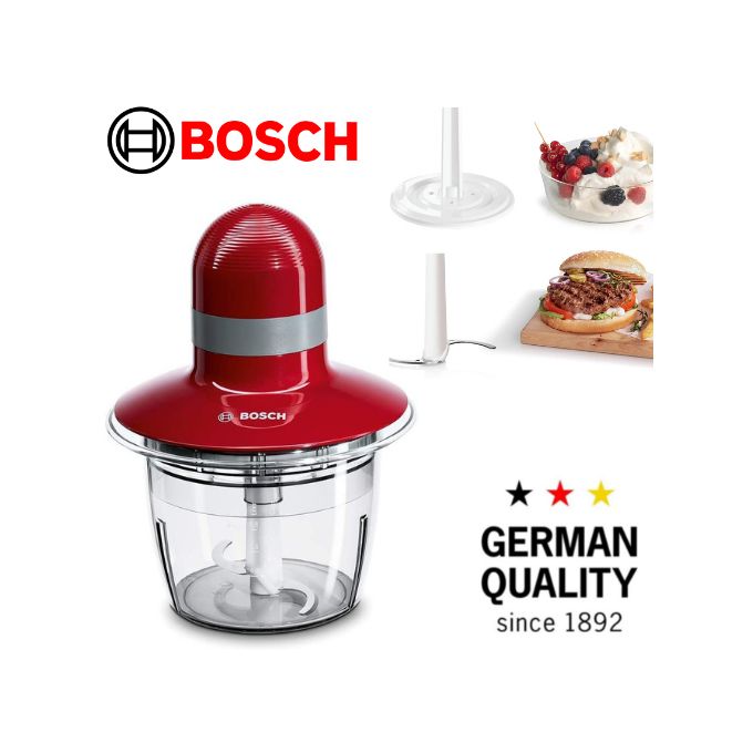 Bosch MMR08 Mini hachoir 2 en 1 très puissante 400W Bol de 800 ml Qualité Allemande