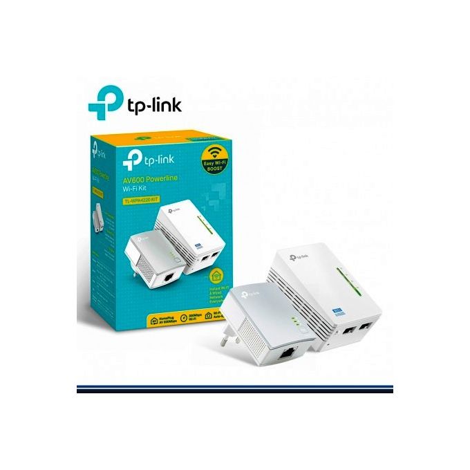 TP-Link TL-WPA4220 KIT kit de 2 CPL AV600 Mbps Wi-Fi 300 Mbps avec 2 Ports  Ethernet - Solution idéale pour profiter du service Multi-T à prix pas cher