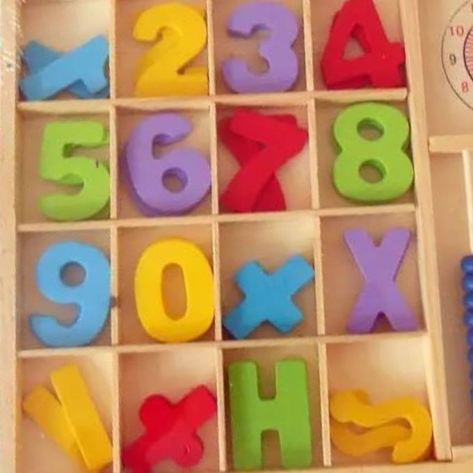 Jeux Montessori mathématiques calcul mental en bois