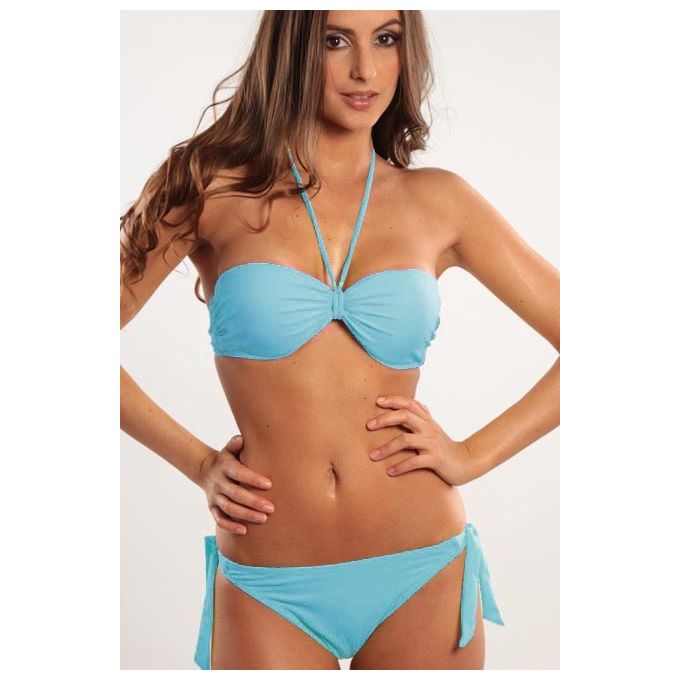 Maillot de bain 2 Pieces Push up Bleu