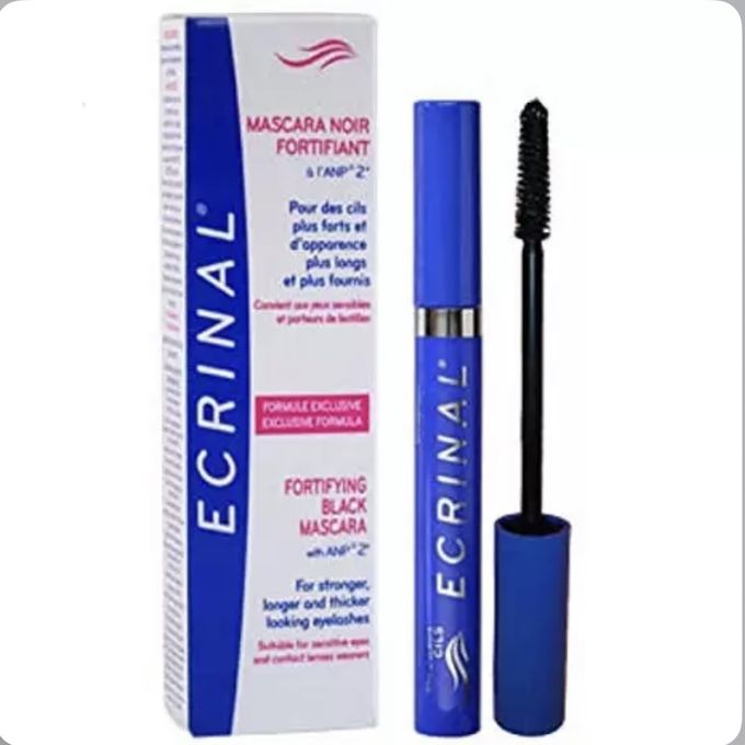 Ecrinal Cils Mascara noir fortifiant. Flacon 7ml