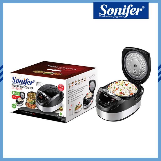 Sonifer Cuiseur à riz multifonction programmable, Rice cooke Diamond Design, 900W