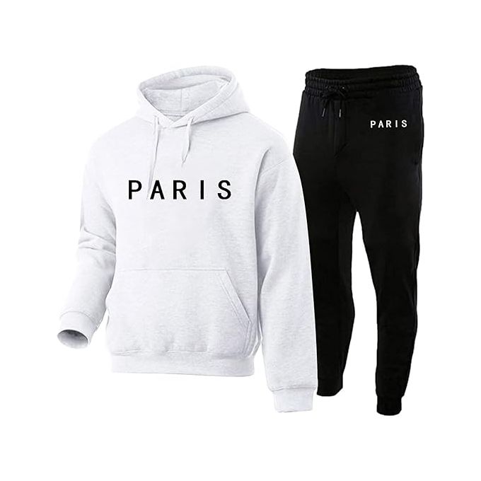 Generic Ensemble jogging homme sweat à capuche-Noir à prix pas