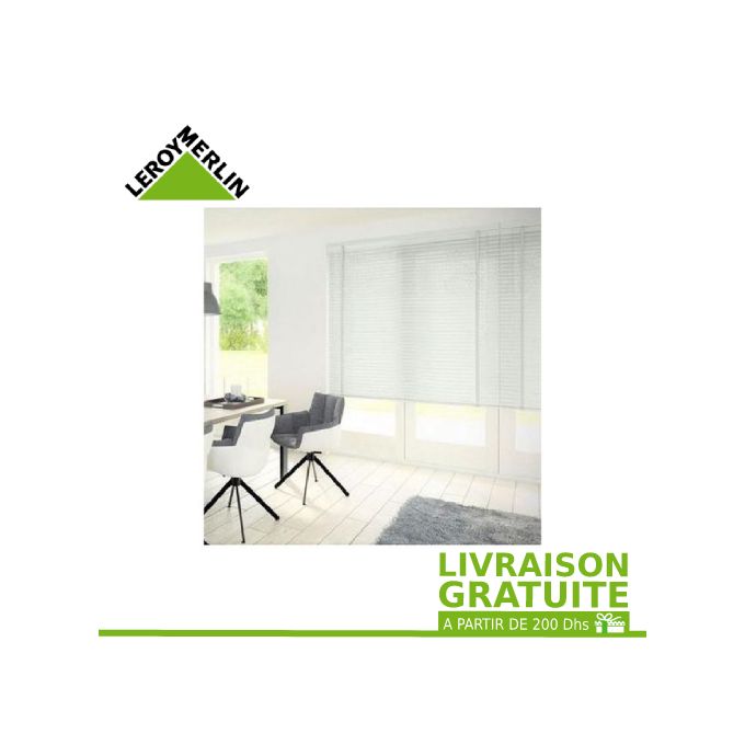 Leroy Merlin Store Venitien Pvc Blanc Portland Larg 40cm X Haut 155 Cm A Prix Pas Cher Jumia Maroc