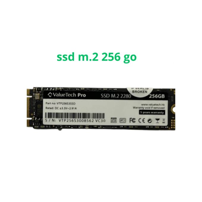 Value Tech Disque dur SSD interne SSD M.2 2280 256Go à prix pas