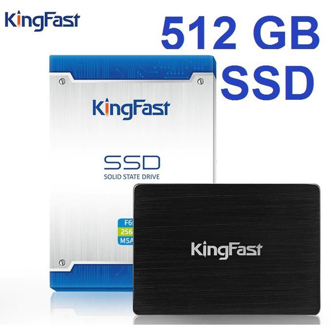 Kingfast 512GB SSD F10 2,5 POUCES SATAIII TLC - Neuf