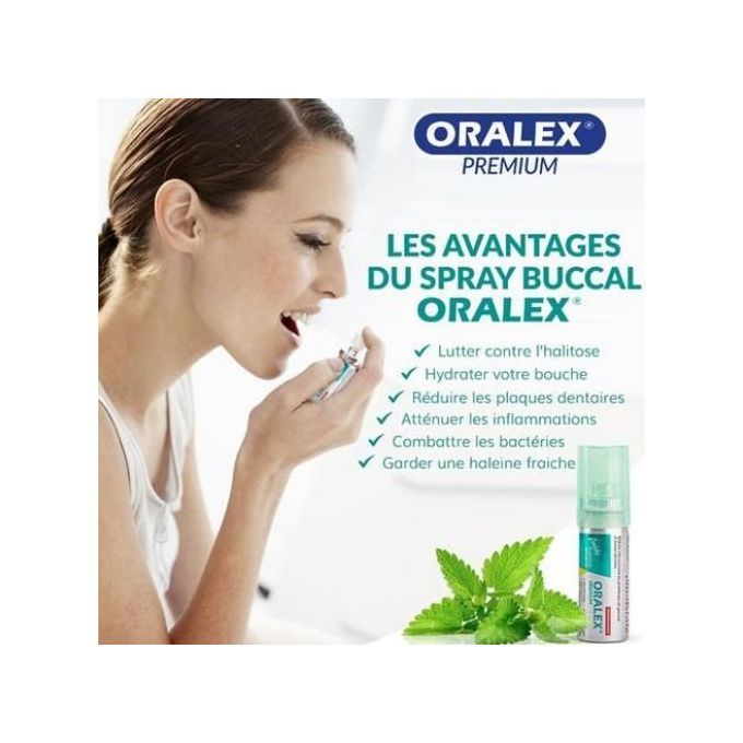 ORALEX Spray buccal haleine fraîche oralex premium 15ML à prix pas