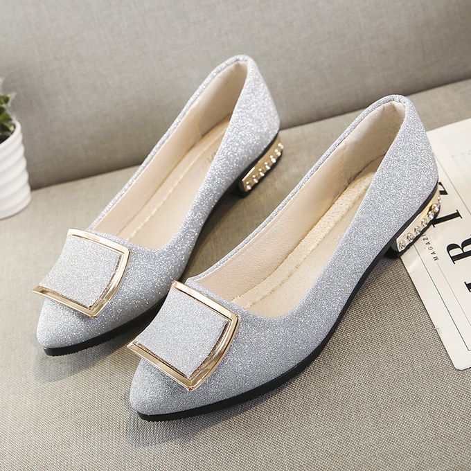 chaussure femme argenté pas cher