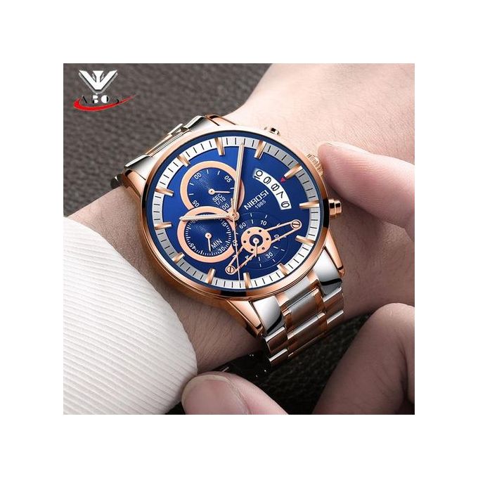 Nibosi Waterproof Watches Fashion Casual Quartz Watch  Montre pour Hommes