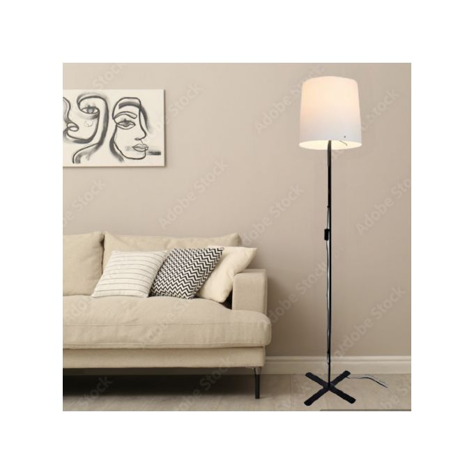 Ikea Lampadaire, noir/blanc pour salon, 150 cm