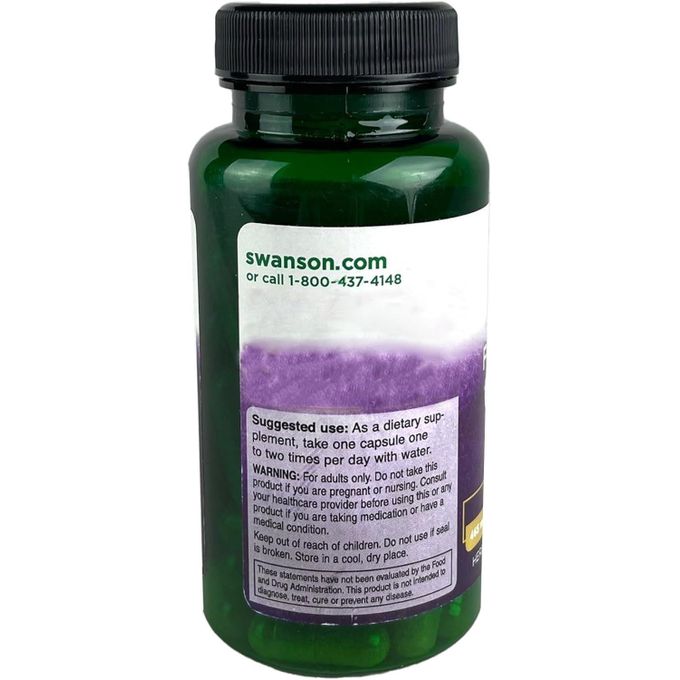 Écorce De Catuaba Swanson - 465 Mg Par Gélule - Boîte De 120 Gélules - Complément Alimentaire Neuf