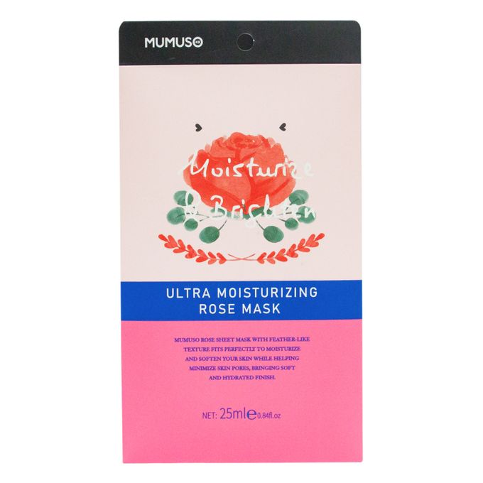 MUMUSO Masque à la rose ultra hydratant