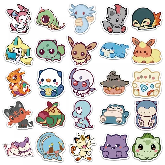 Generic Stickers animé Pokemon My Melody, dessin animé mignon Kawaii,  cannelle, chien, chat, pour ordinateur portable à prix pas cher