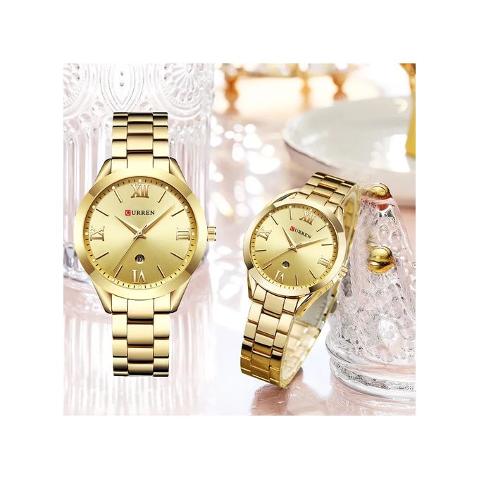 Curren Montre OR Femmes Original De LuxeQuartz En Acier Inoxydable