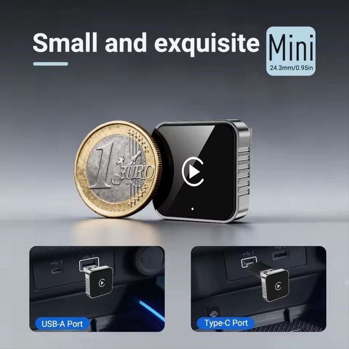 CarPlay module voiture d'origine câblé à sans fil Android Auto box