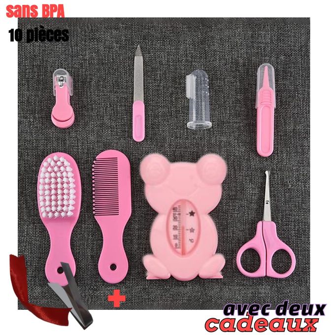 Generic Kit de Toilettage pour bébé 8 pièces Portables Soins pour