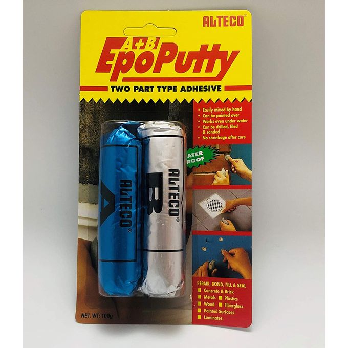 Alteco EPO PUTTY Mastic de réparation – Pâte à modeler bi-composant, colle  époxy 100g à prix pas cher