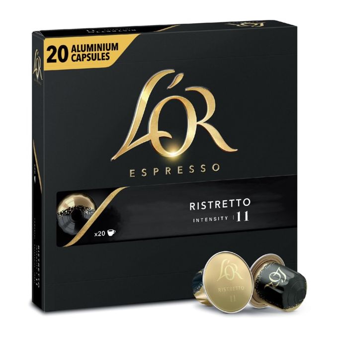 L Or 20 CAPSULES  ESPRESSO  RISTRETTO Intensit   11 pour une 