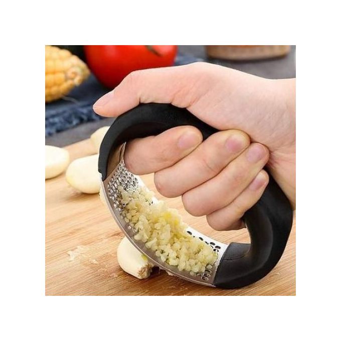 Presse Ail Acier Inoxydable, Concasseur d'ail Ginge Professionnel Cuisine  Garlic Press - Pile l'ail et le Gingembre Facile à [591] - Cdiscount Maison