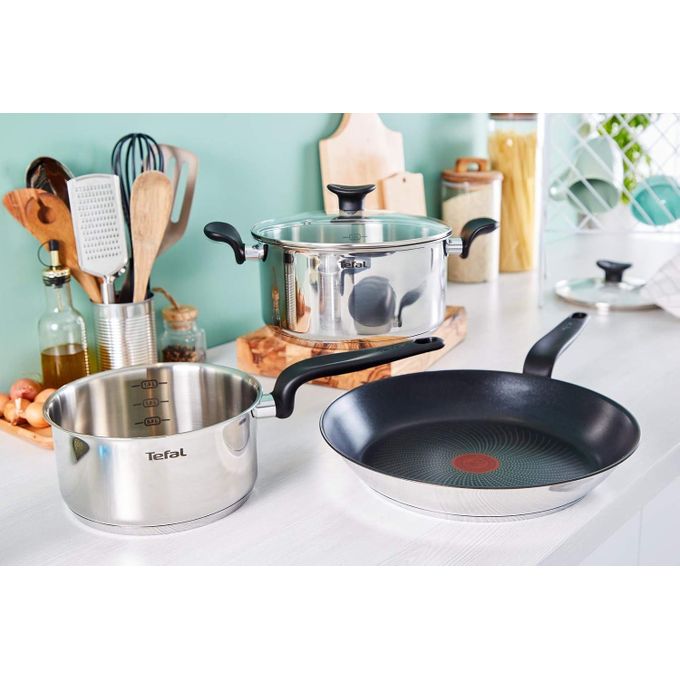 Tefal Comfort Max Wok 28 cm, Induction, Revêtement antiadhésif, Acier inoxydable haute qualité